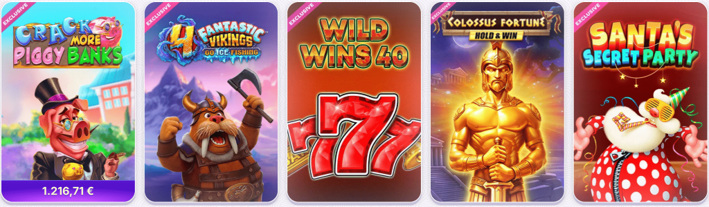 Catalogo giochi RoboCat Casino