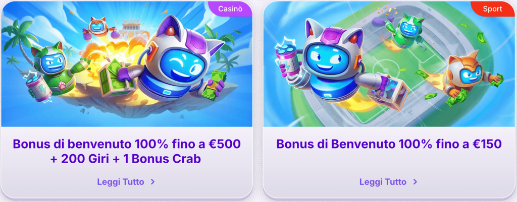 Bonus e promozioni di RoboCat